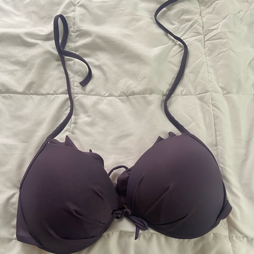 Purple bikini top